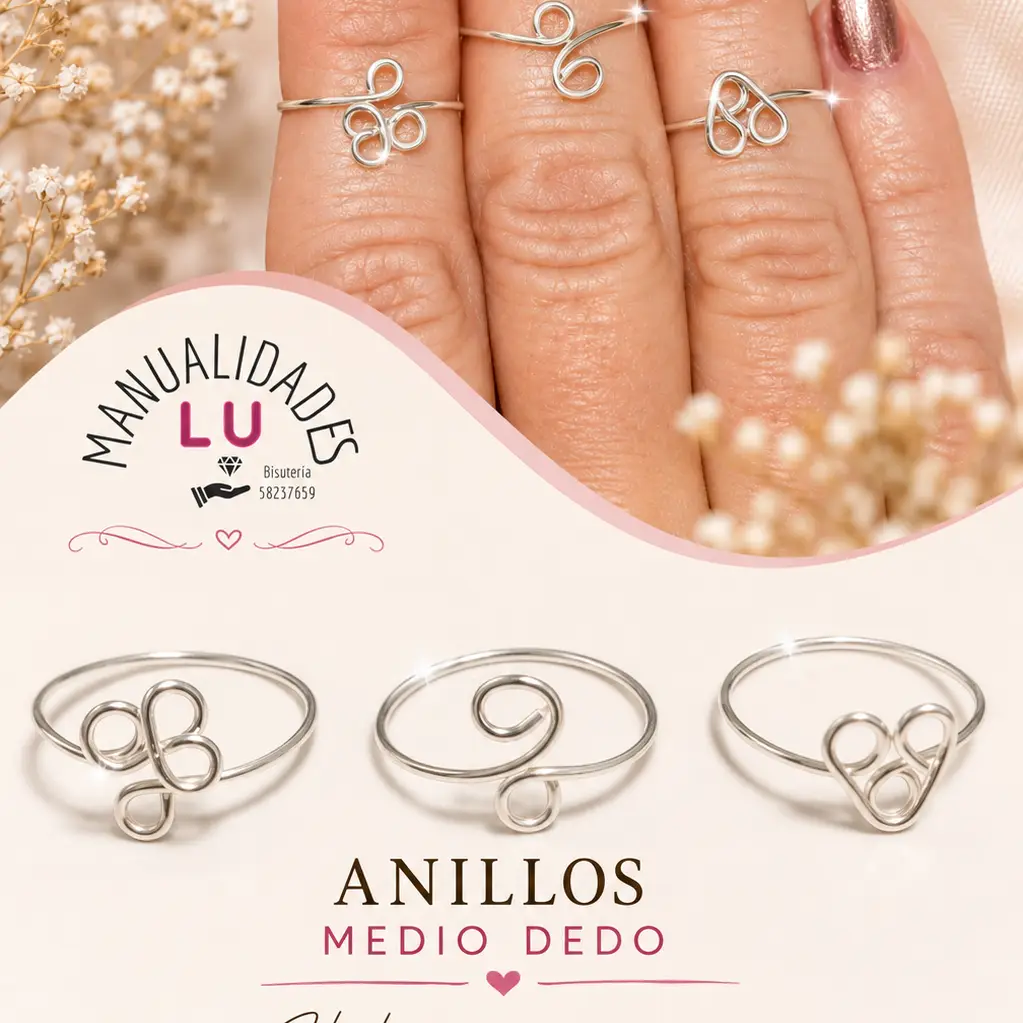 Anillos Medio dedo. p80N — imagen 3