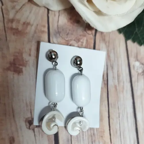 Aretes con conchas marinas — imagen 1