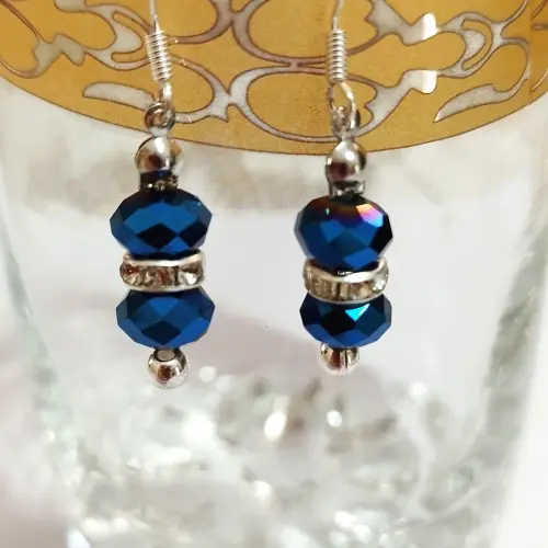 Aretes con cristales swarovski. p3N — imagen 1