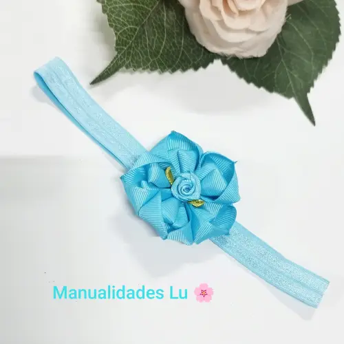 Diadema para bebé con flor. #7A — imagen 1
