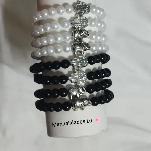 Pulso de perlas con conector  metálico. p3/3A — imagen 1