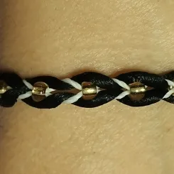 Pulsera tejida en forma de V. p23N — imagen 1