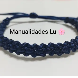 Pulsera macramé tejida en espina. p43N — imagen 3