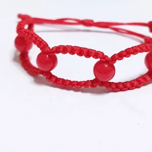 Pulsera macramé tejida en forma de cadenas. p44N — imagen 1