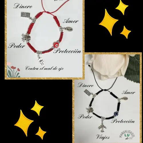 Pulsera macramé tejida propósitos de año nuevo.'s photo #1