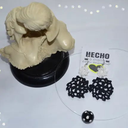 Aretes tejidos a crochet — imagen 4
