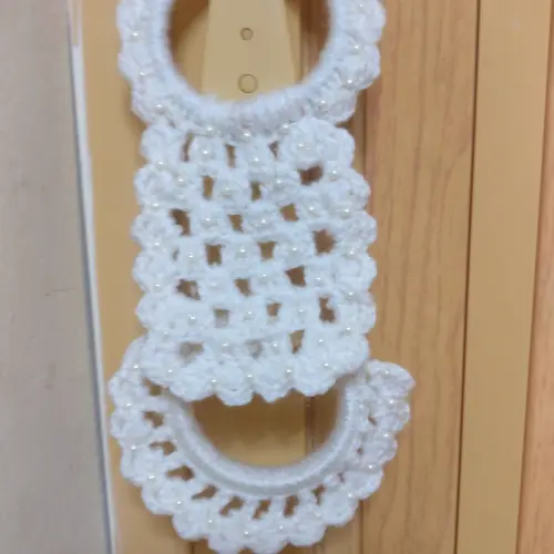 Colgadores de paños de cocina en forma de flor tejida a crochet's photo #3