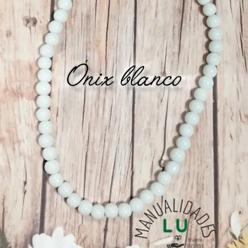 Collar de ónix blanco — imagen 1