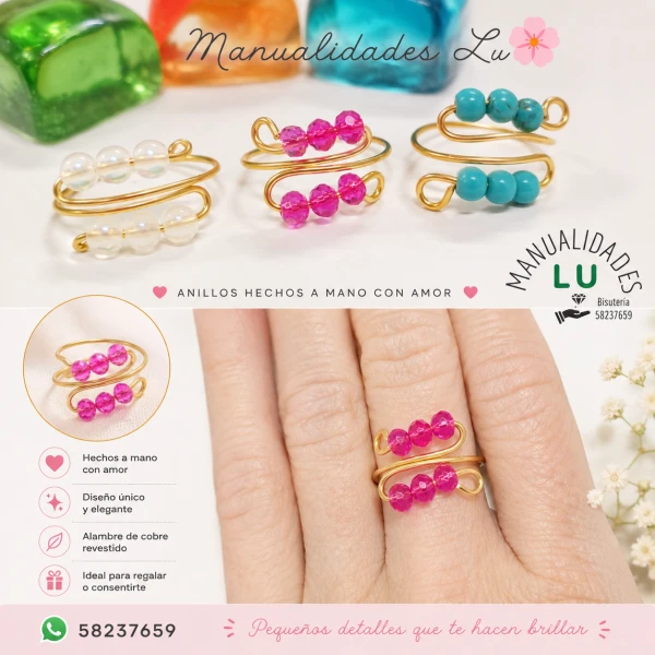 Anillo 6 cuentas. p74N's foto | Manualidades Lu 🌸 |  BizneCubano