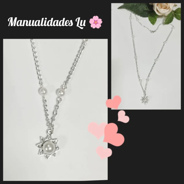 Cadena larga con perlas y dije de perla estrellada's foto | Manualidades Lu 🌸 |  BizneCubano
