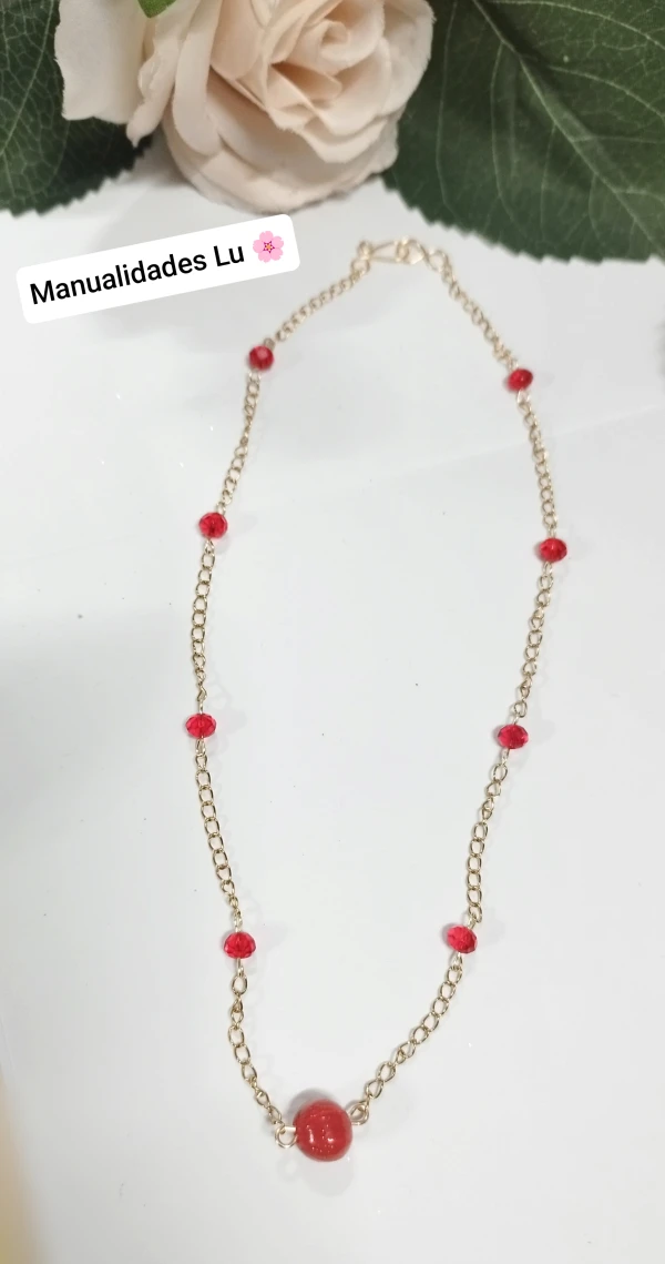 Cadena con cristales swarovski's foto | Manualidades Lu 🌸 |  BizneCubano
