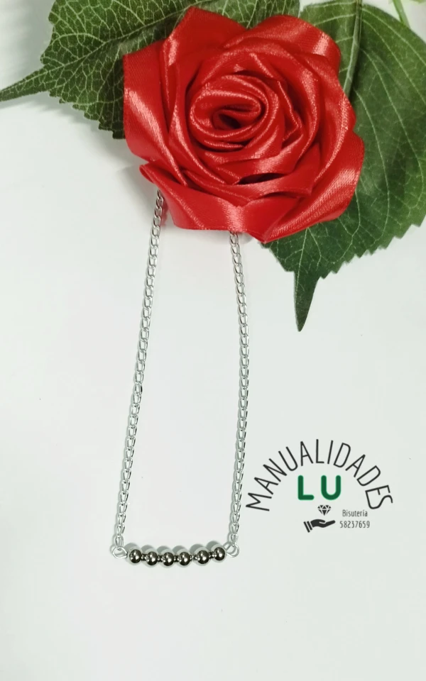 Cadena de aluminio con balines de acero inoxidable's foto | Manualidades Lu 🌸 |  BizneCubano