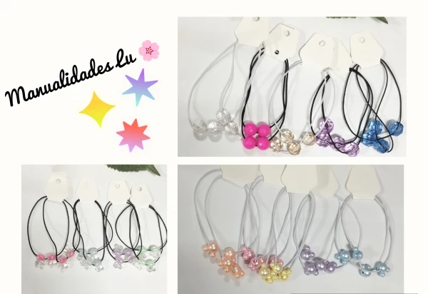Par de bolitas de cabello. #40A's foto | Manualidades Lu 🌸 |  BizneCubano