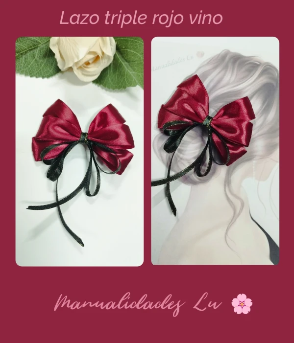 Lazo lindo con cintas colgando. 36A's foto | Manualidades Lu 🌸 |  BizneCubano