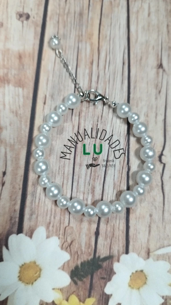 Pulsera de perlas 6 y 8 mm.'s foto | Manualidades Lu 🌸 |  BizneCubano