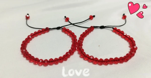 Pulso de cristales swarosvski rojo's foto | Manualidades Lu 🌸 |  BizneCubano