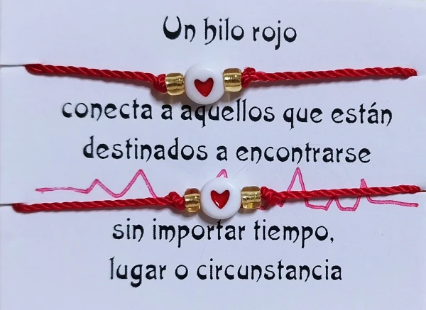 Pulsera macramé sencilla corazón's foto | Manualidades Lu 🌸 |  BizneCubano