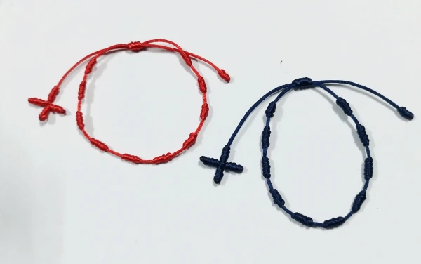 Pulsera macramé tejida decenario. p50N's foto | Manualidades Lu 🌸 |  BizneCubano