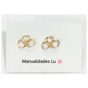Aretes postes de alambre de cobre miniatura 5
