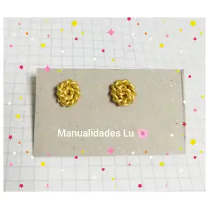 Aretes postes de alambre de cobre miniatura 3