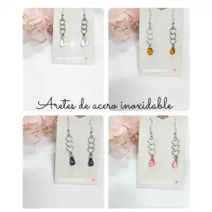 Aretes triple corazón miniatura 1