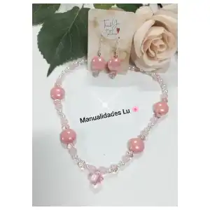 Juego de collar y aretes miniatura 1