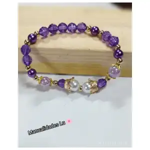 Pulso de perlas y bolas variadas miniatura 3