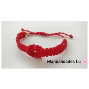 Pulsera macramé tejida una dentro de otra. p23B miniatura 4