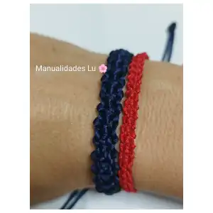 Pulsera macramé tejida en espina. p43N miniatura 2