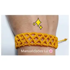 Pulsera macramé tejida #32 catalina. p33N miniatura 2