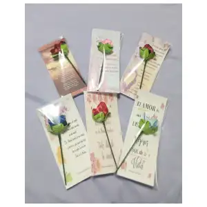 Rosa con poema para las madres miniatura 4