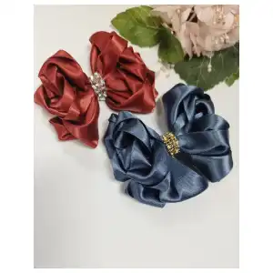 Lazo doble rosa (#93A) miniatura 1